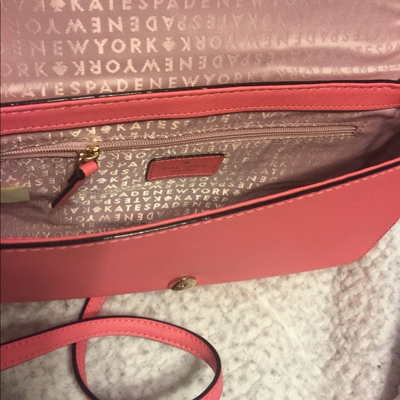 NWT Kate Spade Pink / Gold Crossbody Purse! - Picture 4 of 8